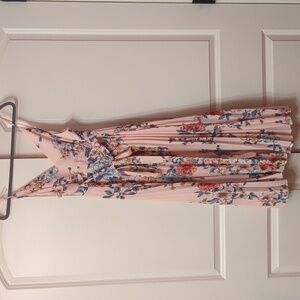 thirty thirty la green floral dress Thirty/Thirty LA Womens Floral Smocked Tiered Fit & Flare Dress Cream XS NWT